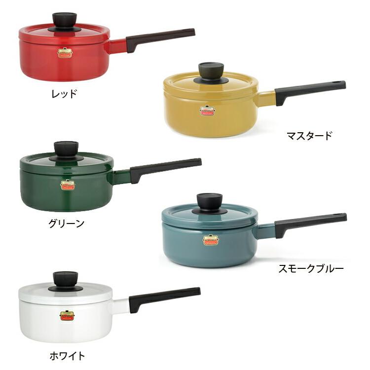 富士ホーロー ソリッド ホーロー ソースパン 18cm IH対応