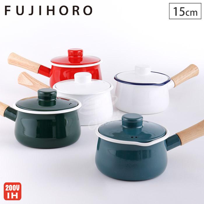 Solid Series 富士ホーロー ミルクパン ホーロー 蓋付き 15cm Solid Series 富士ホーロー ミルクパン ホーロー 蓋付き 15cm