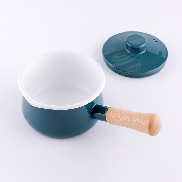 Solid Series 富士ホーロー ミルクパン ホーロー 蓋付き 15cm Solid Series 富士ホーロー ミルクパン ホーロー 蓋付き 15cm