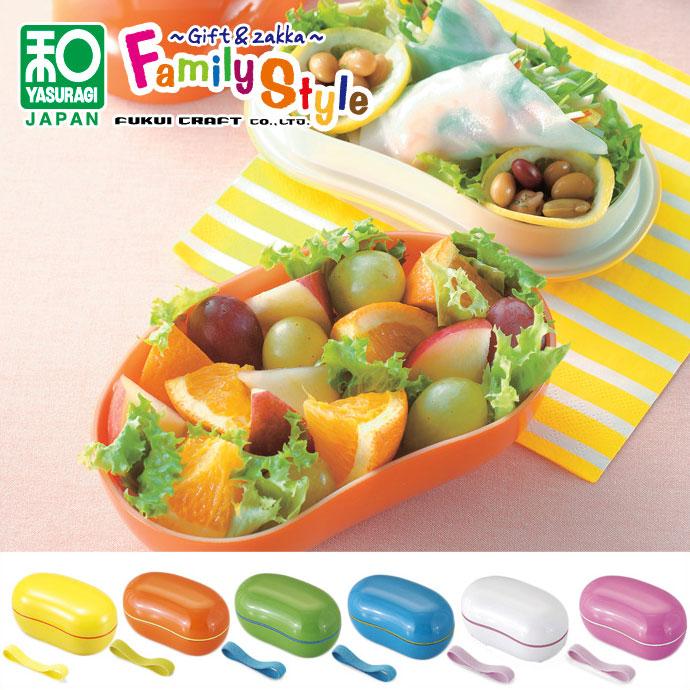 福井クラフト MAME LUNCH ランチボックス 2段 500ml ベルト付き 弁当箱