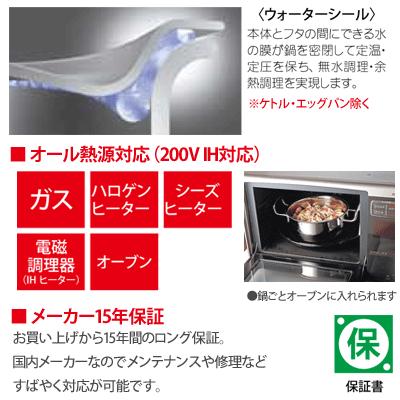 geo PRODUCT ジオプロダクト ポトフ鍋 22cm 5L 全面7層構造 IH対応