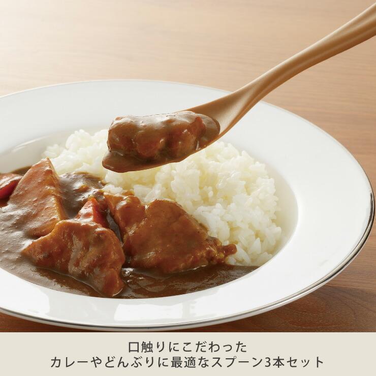 曙産業 なめらかカレースプーン3本セット TW-3709 メール便対応