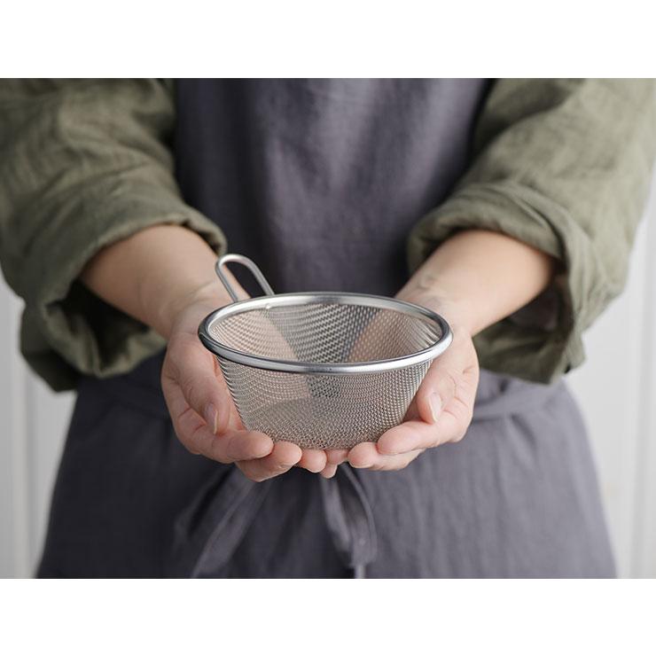 and（ヨシカワ） ヨシカワ and アンド 手付きストレーナー 13cm 深型