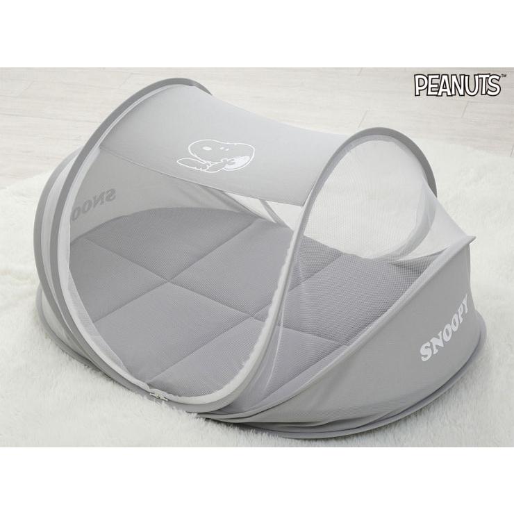 西川（nishikawa） コンパクトベッド 専用バッグ付き グレー