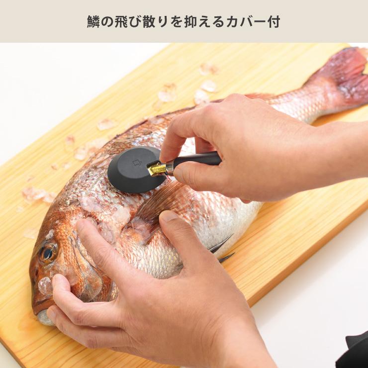 オークス（AUX） 大人の焼魚 鱗とり カバー付き AUX OTS8013 魚 うろこ
