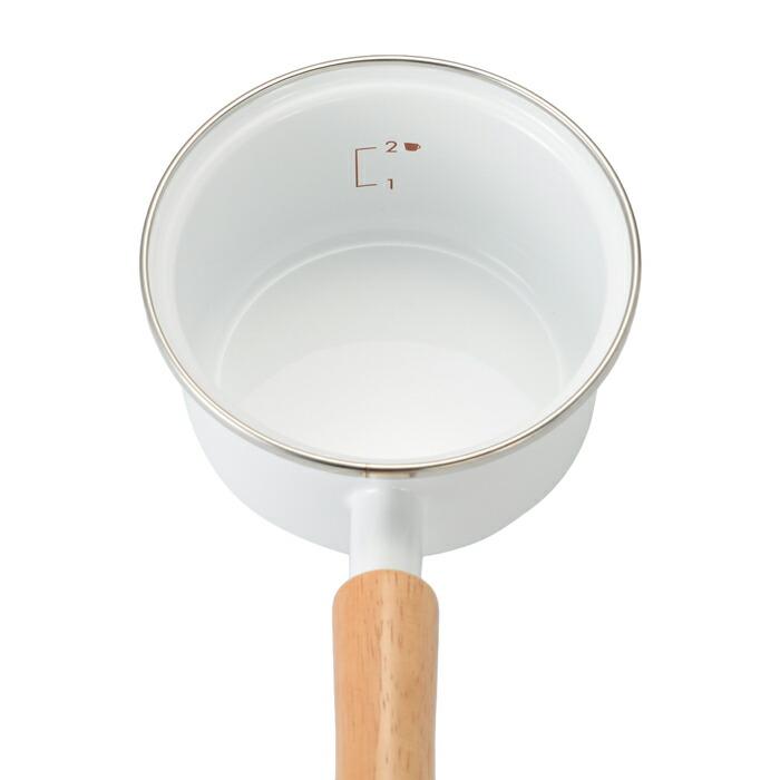 富士ホーロー ミニ調理器具 2点セット ポリ蓋付き ミニソースパン12cm