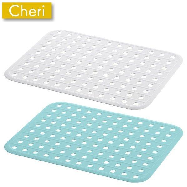 Cheri シェリー シンクマット ホワイト ミントブルー 16960-5 16961-2 リッチェル Richell　キッチン用品 | リッチェル