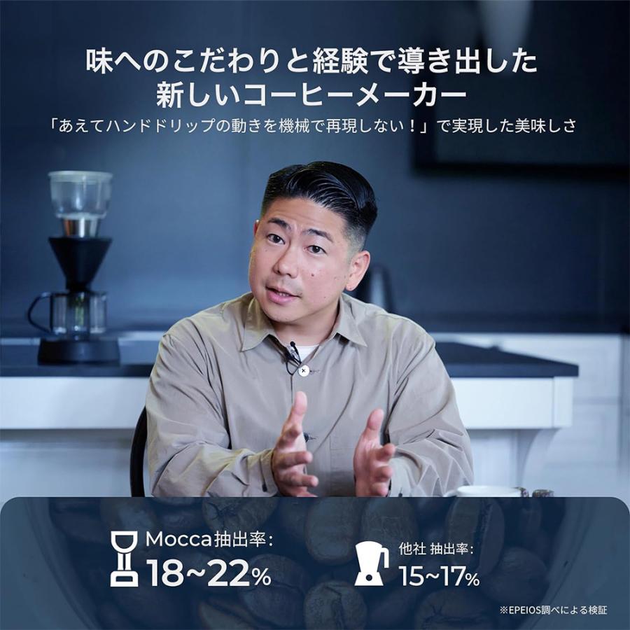新品未開封 EPEIOS EPCM503 コーヒーメーカー エペイオス EPEIOS FoElem スマートコーヒーメーカー Mocca モカ 保温