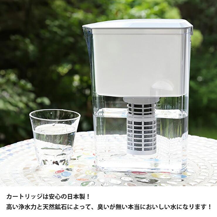 ウルオ ポット型浄水器 カートリッジ1本付 UL-035 Etec ULeAU ウルオ ポット型浄水器 カートリッジ1本付 UL-035 Etec ULeAU