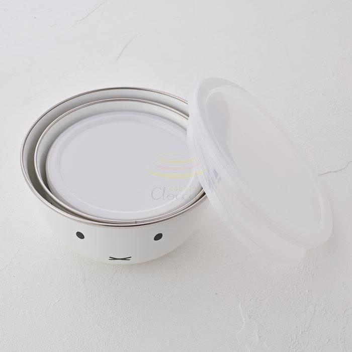 富士ホーロー ミッフィーフェイス ミキシングボール 3個セット MFF-3MB