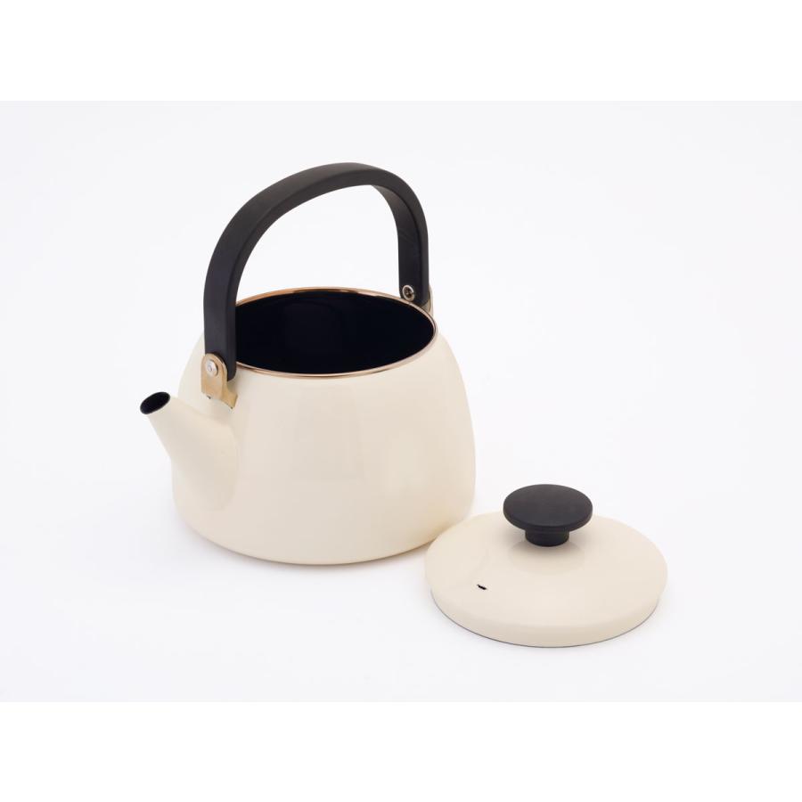 富士ホーロー 広口 ケトル ホーロー 2.5L ガス火 IH対応 琺瑯 麦茶