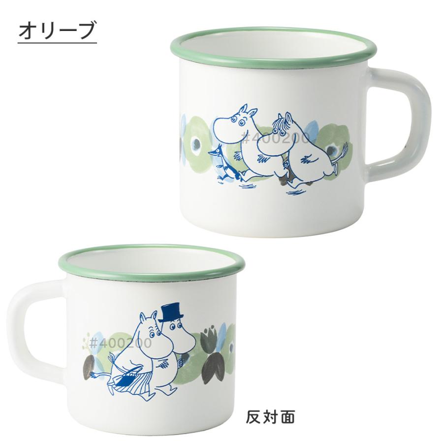 富士ホーロー ムーミン フラワーガーデン ホーロー マグ 270ml 7cm