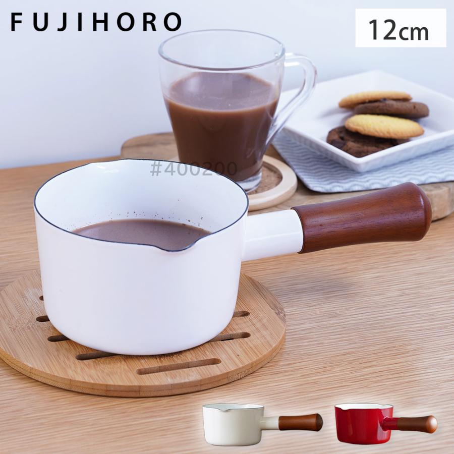 富士ホーロー ナチュール ミルクパン ホーロー 12cm NA-12M 片手鍋