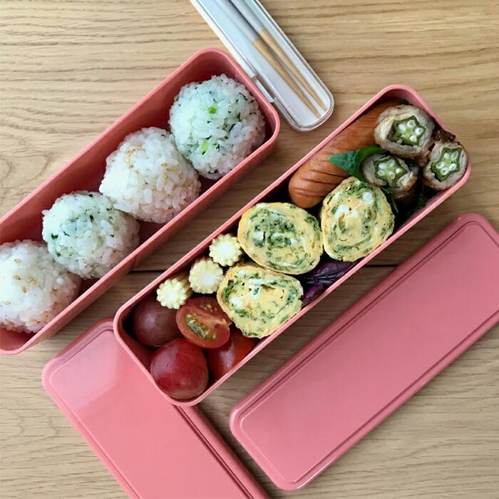 ジェルクール スリム S＋L 300ml+400ml 2段 全6色 保冷剤一体型ランチ