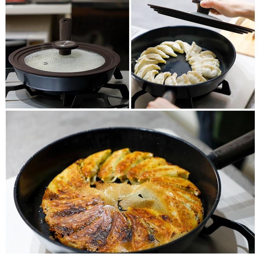 フライパンカバー 兼用蓋 22〜26cm 蒸気穴 グランプ GLAMP. GL-CFKF