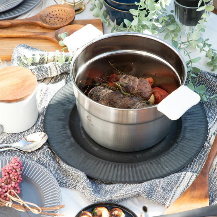 Miyaco GLAMP. グランプ マルチポット 16cm 3合炊き IH対応 宮崎 Miyaco GLAMP. グランプ マルチポット 16cm 3合炊き IH対応 宮崎