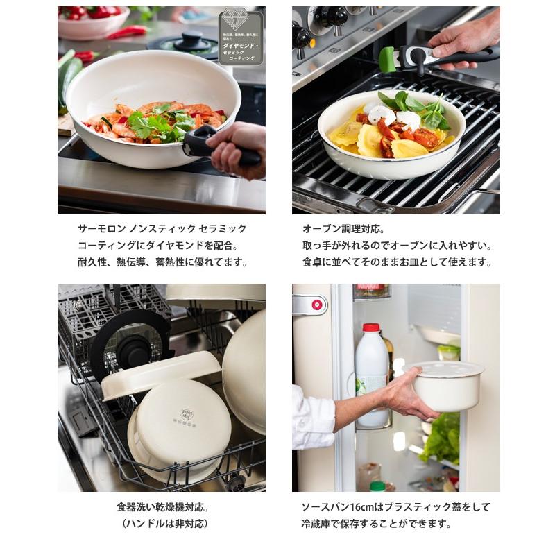 グリーンシェフ クリックパン 7 3 セット Ih対応 クックウェアカンパニー フライパン ウォックパン ソースパン 玉子焼きフライパン 取っ手が取れる 送料無料 Greenchef 2614 クッキングクロッカ 通販 Yahoo ショッピング