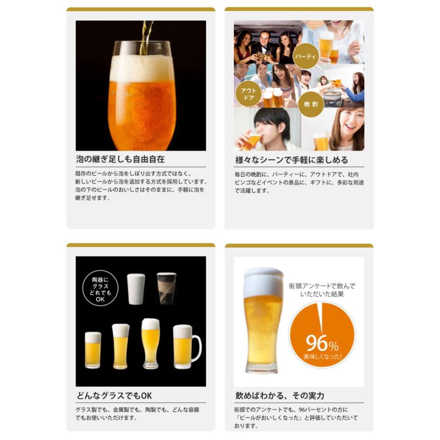 お手軽価格で贈りやすい Green House グリーンハウス 超音波式 ワンタッチビールサーバー Gh Beerq Bk Riosmauricio Com