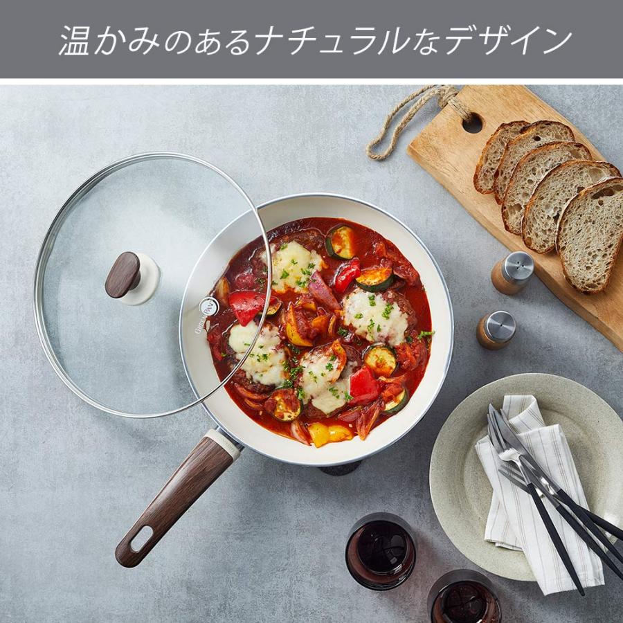 ウッドビー グリーンパン フライパン・エッグパン・ソースパン 4点