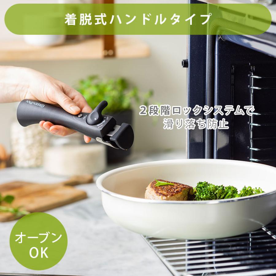 GREEN PAN（グリーンパン） クリックシェフ 4点セット フライパン