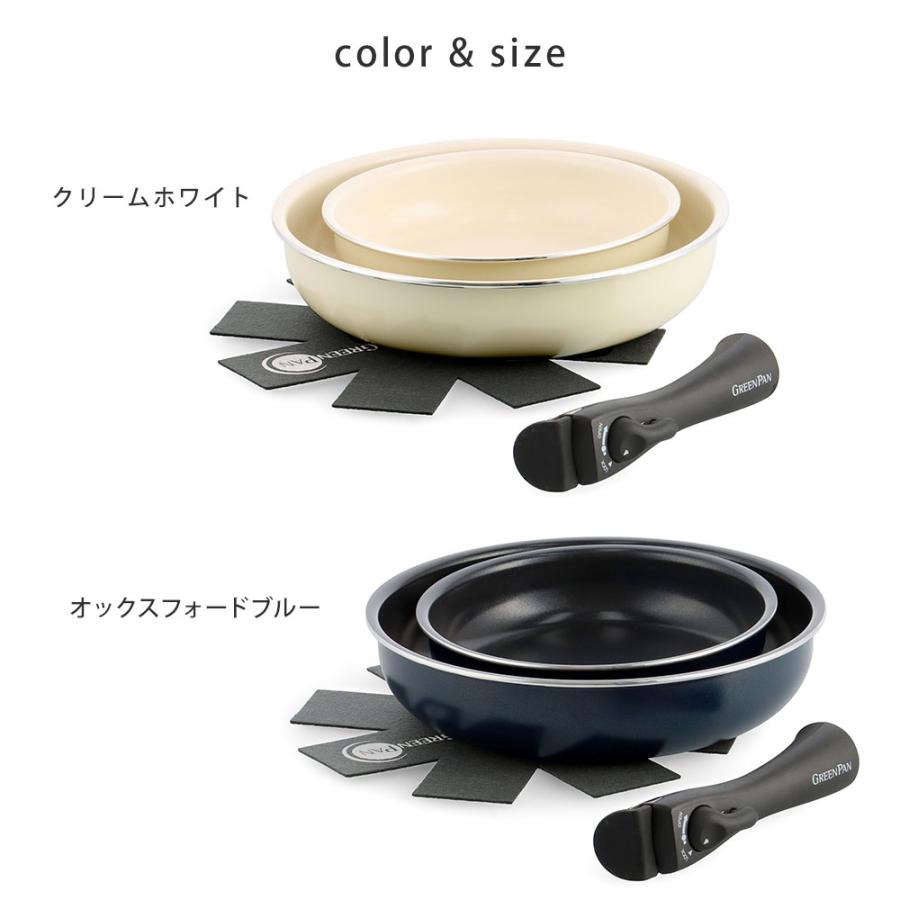 GREEN PAN（グリーンパン） クリックシェフ 4点セット フライパン