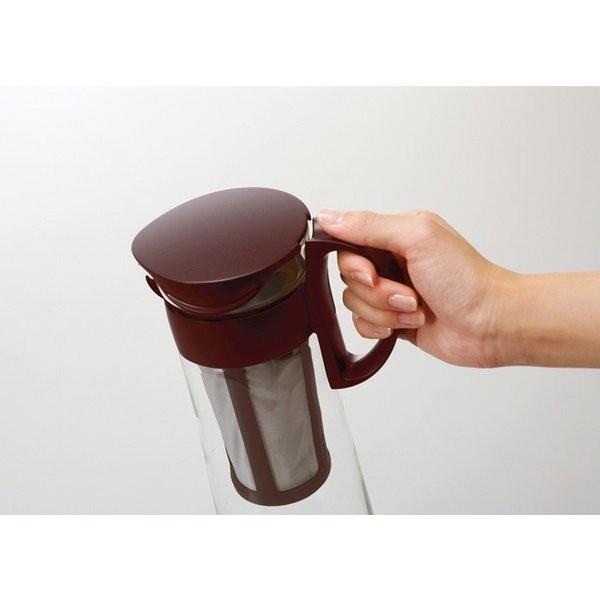 ハリオ 水出し珈琲ポット 1000ml Mcpn 14 レッド ショコラブラウン Hario 水出しコーヒーポット Hario Mcpn 14 クッキングクロッカ 通販 Yahoo ショッピング