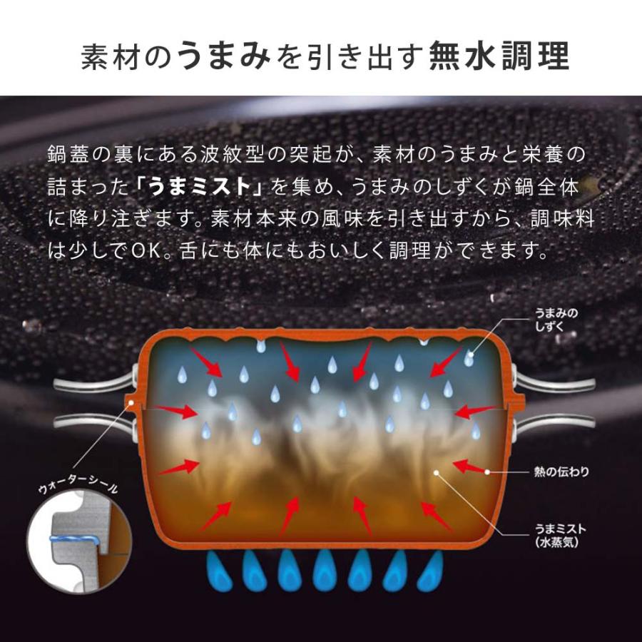 北陸アルミニウム HAMON ツイスターグリル 無水調理鍋 ツイスター