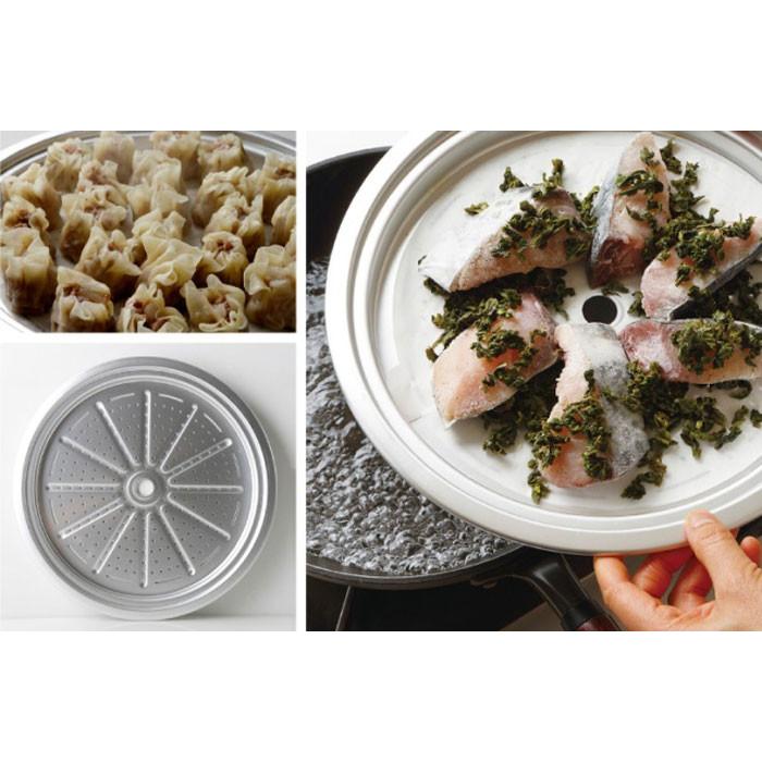 ウーウェンパン 24cm Wpl24 ガス火用 スチームトレー スチームコントローラー付の蓋 北陸アルミニウム ホクア フライパン 送料無料 Hokua Wpl24 クッキングクロッカ 通販 Yahoo ショッピング