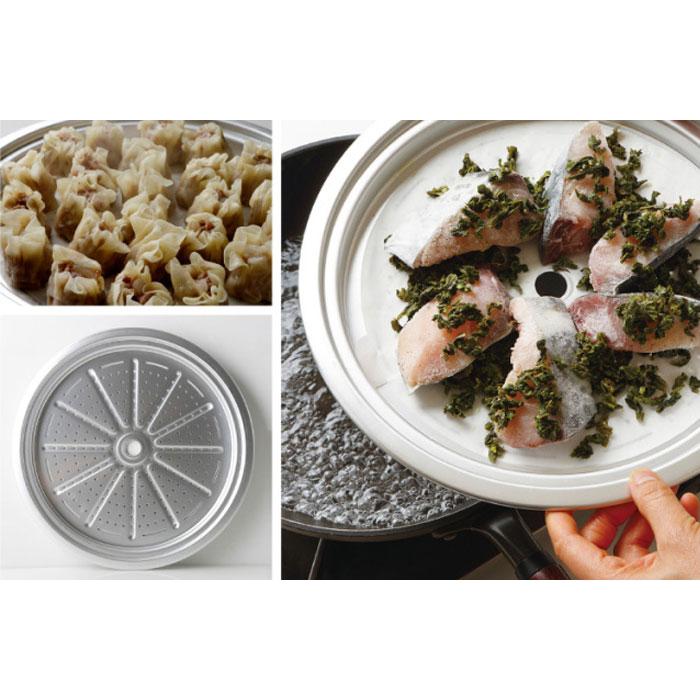 ウーウェンパン 24cm Wpl24ih Ih用 スチームトレー スチームコントローラー付の蓋 北陸アルミニウム ホクア フライパン 送料無料 Hokua Wpl24ih クッキングクロッカ 通販 Yahoo ショッピング