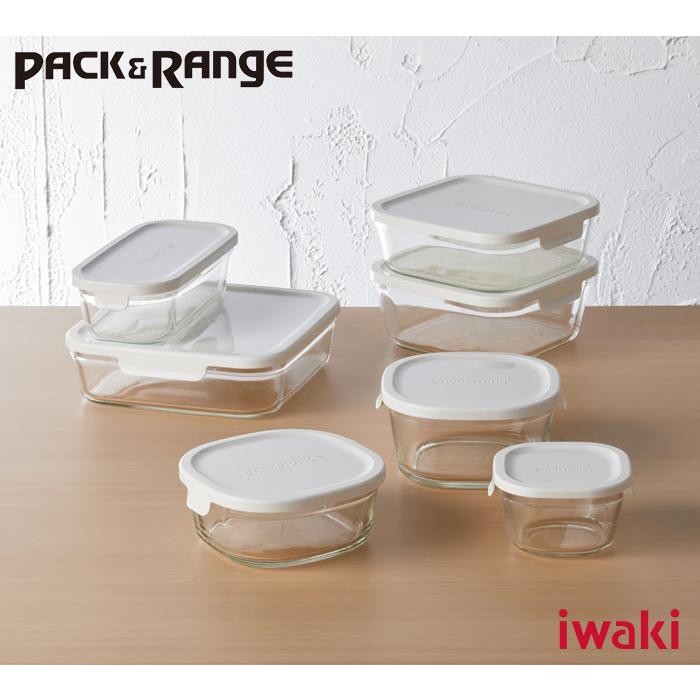 iwaki イワキ パック&レンジ ホワイト BOX 小 800ml 角型 保存容器