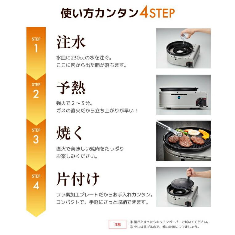 Iwatani（イワタニ） カセットガス スモークレス焼肉グリル やきまるII