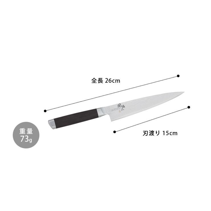 関孫六 ダマスカス ペティーナイフ 150mm AE5203 貝印 kai 包丁 関孫六 ダマスカス ペティーナイフ 150mm AE5203 貝印 kai 包丁