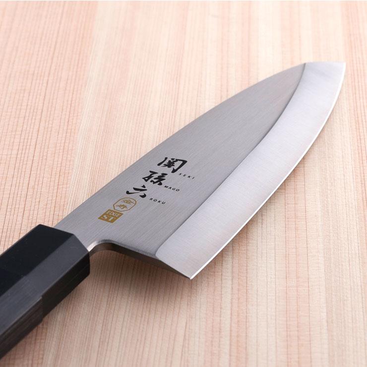 出刃包丁 ステンレス製 約10cm 関孫六 包丁 出刃包丁 ステンレス 105mm 右利き用 銀寿