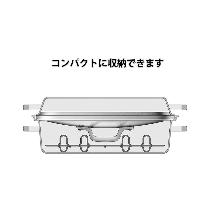貝印 o.e.c. W角鍋用 ガラス蓋 DY5227 鍋蓋 ガラス 角型 食洗機対応