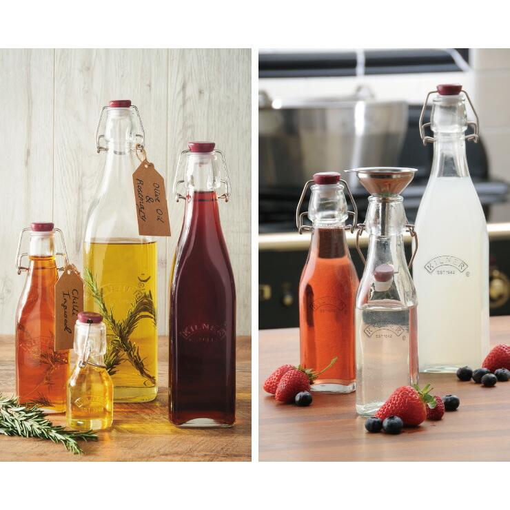 KILNER（キルナー） スクエア クリップトップボトル 250ml 38-2027-00 