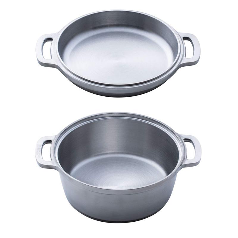 HALムスイ KING 無水鍋 18cm 両手鍋 鍋 調理道具 キッチンツール