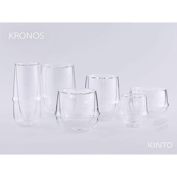 キントー クロノス ダブルウォール コーヒーカップ 250ml 23107 KINTO KRONOS　グラス ガラス 耐熱 二重構造 デザートカップ｜cooking-clocca｜03
