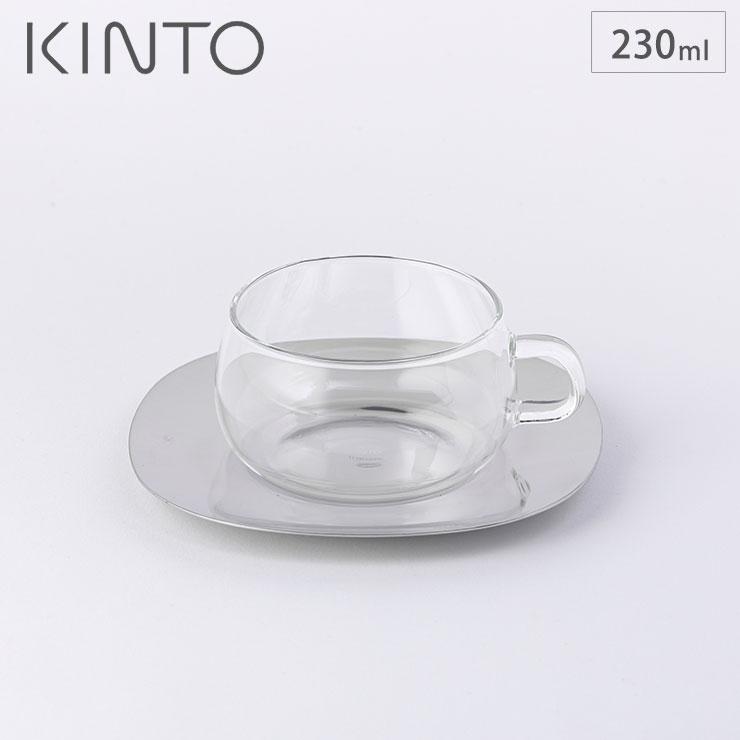 KINTO キントー ユニティ カップ&ソーサー ステンレス 230ml KINTO キントー ユニティ カップ&ソーサー ステンレス 230ml