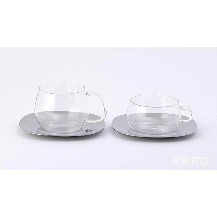 KINTO（キントー） ユニティ カップ&ソーサー ステンレス 350ml KINTO
