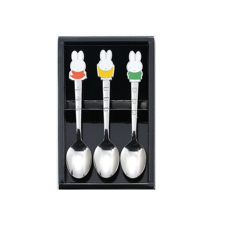 ミッフィー おともだちスプーン 3Pcs DM-207N タマハシ　メール便 送料無料 スプーン スプーンセット カトラリー スプーン スプーンセット キャラクター