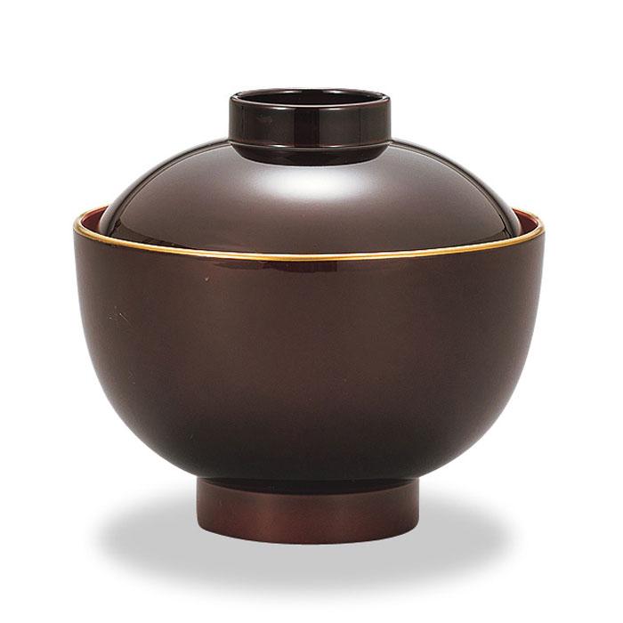 ミタニ レンジシリーズ レンジ3.8吸物椀 溜渕金 M15268-5 漆器 食器 汁