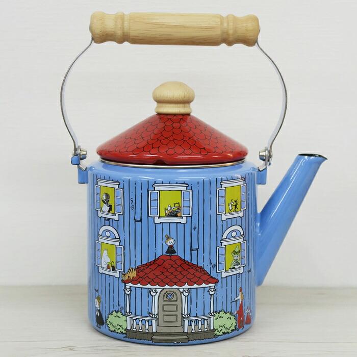 MOOMIN（ムーミン） ムーミンハウス ケトル ホーロー 2.0L IH対応 富士