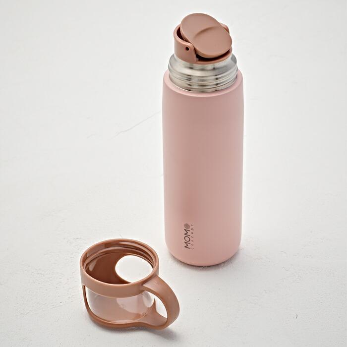 MOMOCONCEPT キューブ マグボトル コップ付き 380ml 真空断熱 コップ