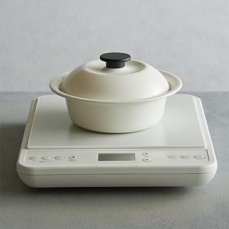 【再値下げ】美品　野田琺瑯 ごはん鍋 KAMADO 4合炊き IH対応 野田琺瑯 ごはん鍋 CO－KAMADO KMD－18の通信販売