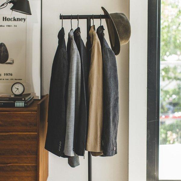 ハンガーラック・ポールハンガー Prada 山崎実業 スマート ポールハンガー ホワイト 4080 ブラック 4081