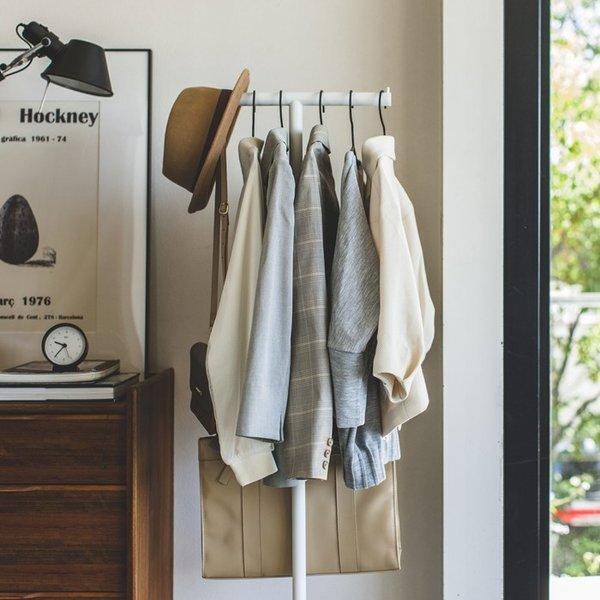 ポールハンガーラック 山崎実業 ポールハンガー プレーン （ 4903208028141 コートハンガー