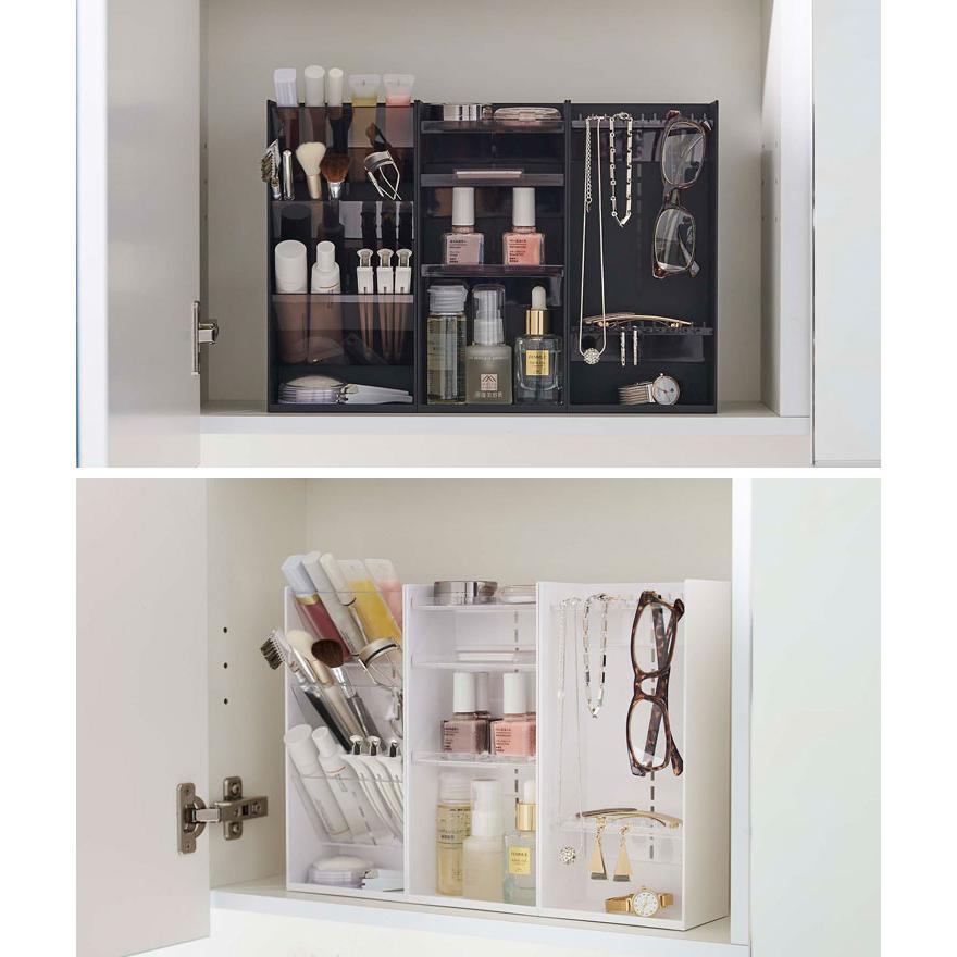 tower タワー アクセサリー収納ケース 4段 ホワイト 5599 ブラック