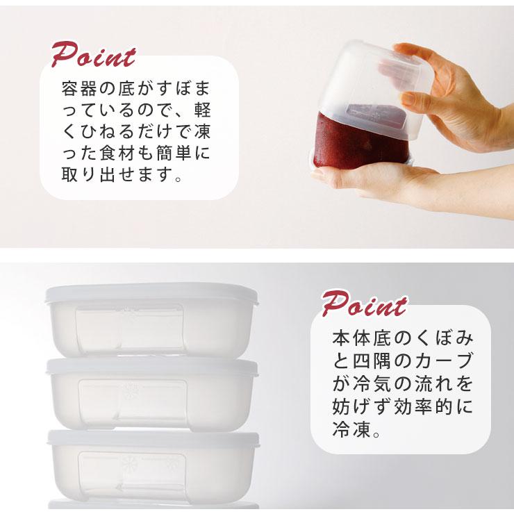 タッパー フリーザーメイト L #1 浅型 2個セット 600ml B0129  