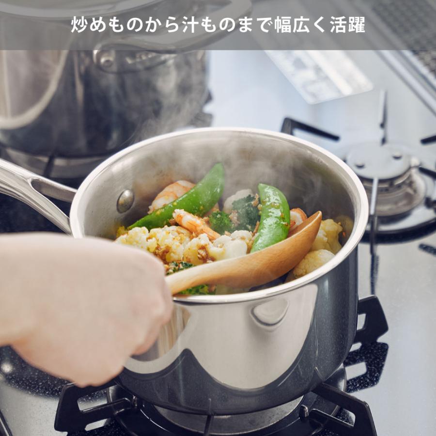 ビタクラフト Nシリーズ 片手鍋 16cm ガス火 IH対応 No.7141 無水調理