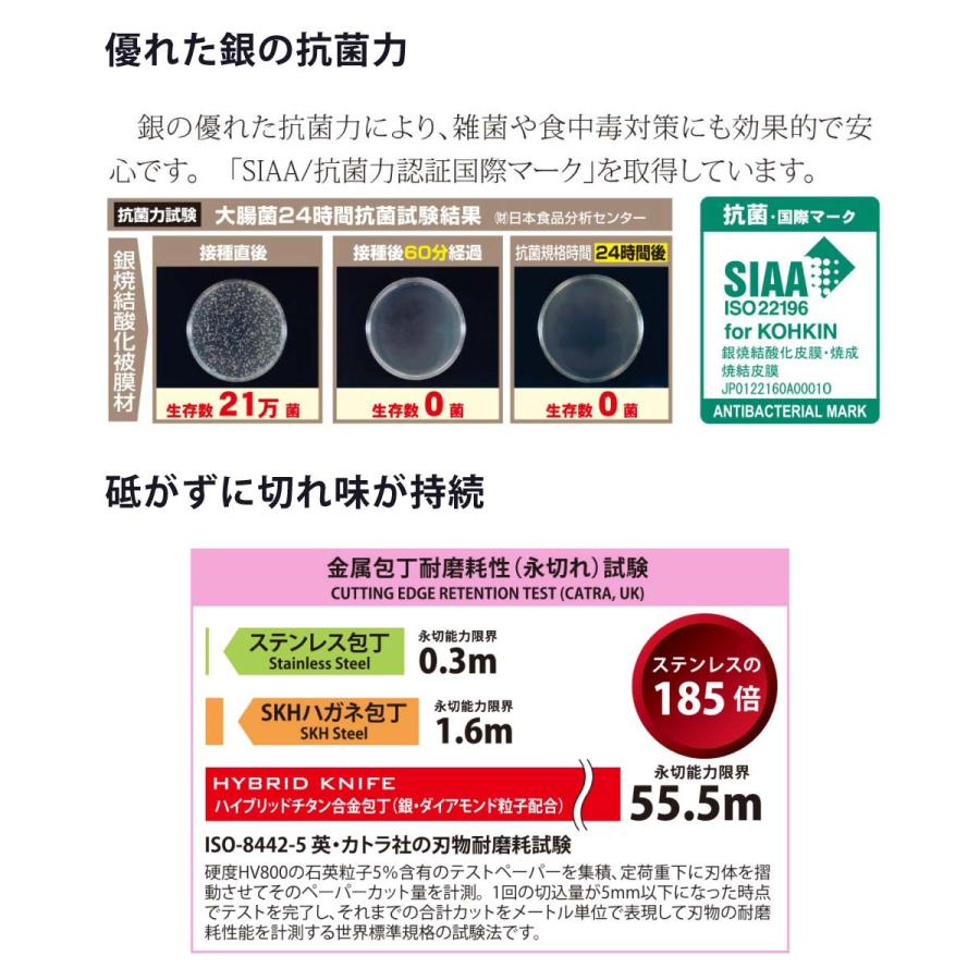 ビタクラフト ハイブリッドナイフ マルチ 三徳 160mm Vita Craft No
